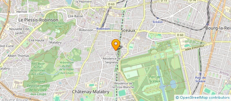 localisation de l'entreprise MIMOSAS à SCEAUX