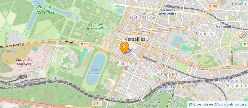 localisation de l'entreprise MIMOSAS à VERSAILLES
