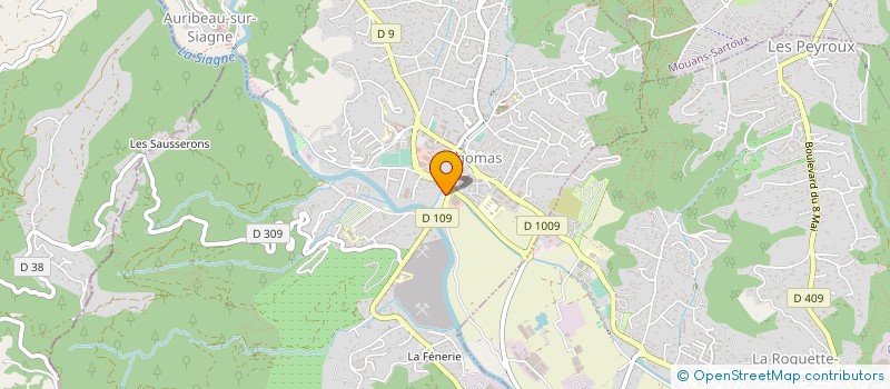 localisation de l'entreprise MIMOSAS BIANCHI à GRASSE