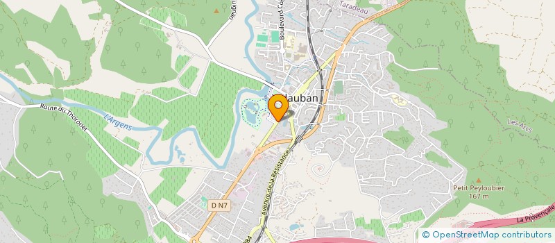 localisation de l'entreprise MIMOSAS PUBLICITE SARL  VIDAUBAN