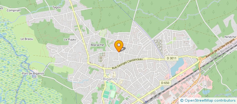 localisation de l'entreprise MIMOSAS TURBALLAIS  BIGANOS