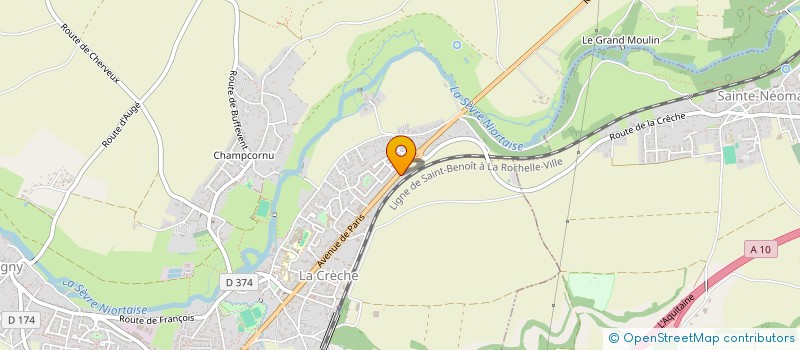 localisation de l'entreprise MIMOSEE  LA CRECHE