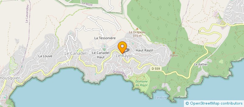 localisation de l'entreprise MIMOSO CONSTRUCTION à RAYOL-CANADEL-SUR-MER