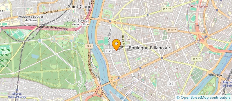 localisation de l'entreprise MIMOSYS CONSULTING  BOULOGNE-BILLANCOURT