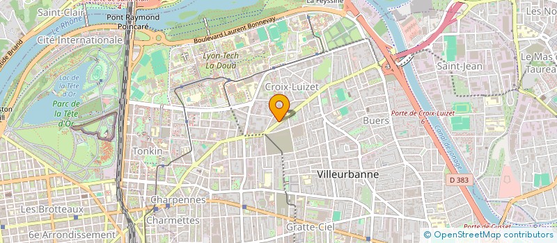 localisation de l'entreprise MIMOUN  VILLEURBANNE