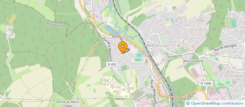 localisation de l'entreprise MIMOUN  BETHONCOURT