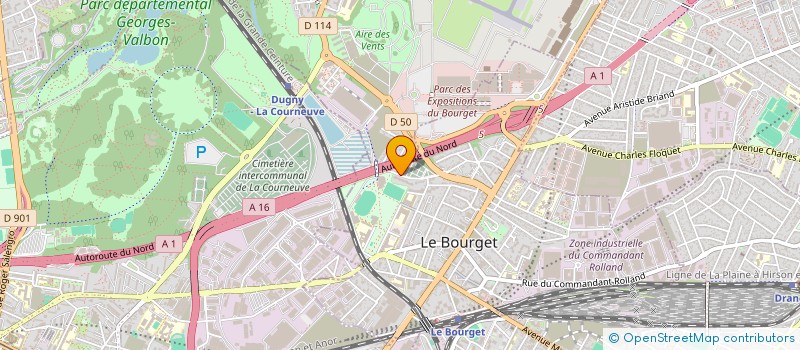 localisation de l'entreprise MIMOUN PROD à LE BOURGET