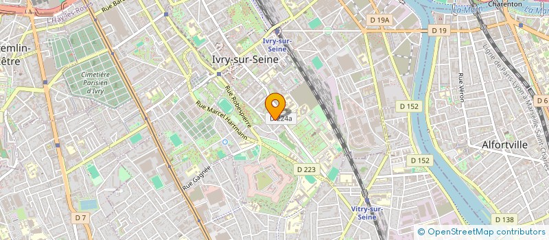 localisation de l'entreprise MIMOUNE 2  IVRY-SUR-SEINE