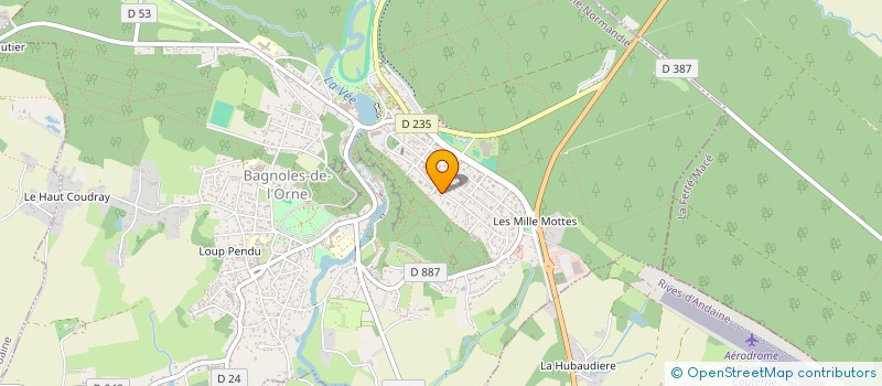 localisation de l'entreprise MIMOUNI ET CIE à BAGNOLES-DE-L'ORNE-NORMANDIE