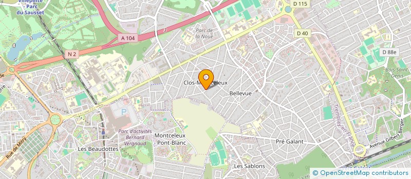 localisation de l'entreprise MIMOUNI PRIMEURS à VILLEPINTE