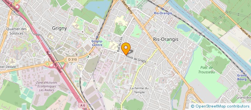 localisation de l'entreprise MIMOZA à RIS-ORANGIS