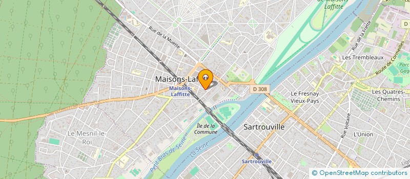 localisation de l'entreprise MIMU DEVELOPPEMENT  MAISONS-LAFFITTE