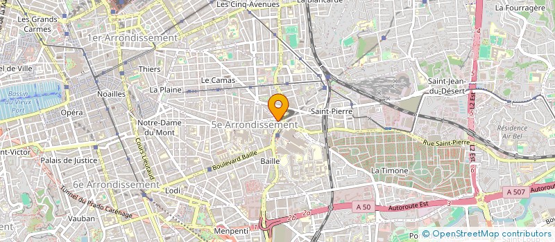 localisation de l'entreprise MIN 76 AUTO à MARSEILLE