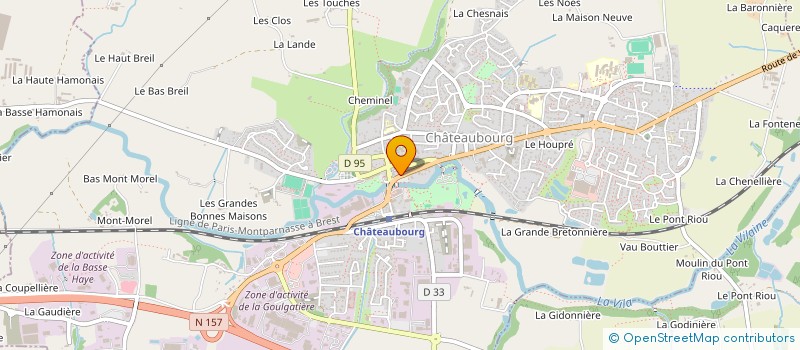 localisation de l'entreprise MIN GALA à CHATEAUBOURG