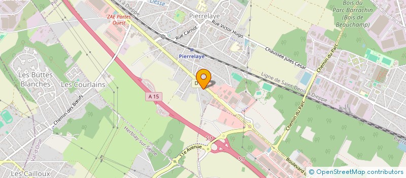 localisation de l'entreprise MINA  PIERRELAYE