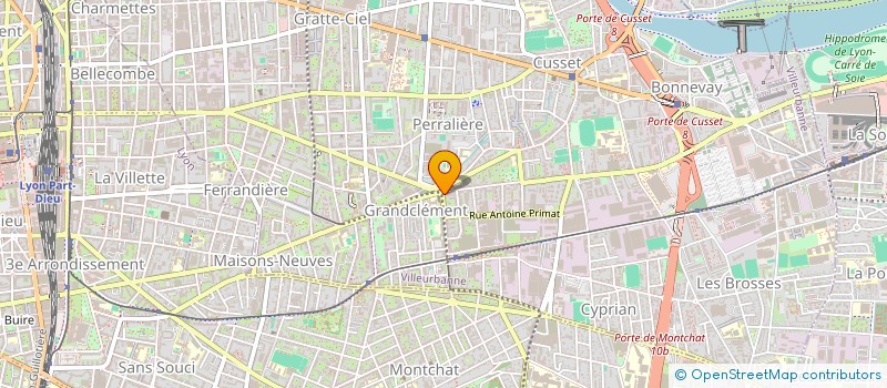 localisation de l'entreprise MINA à VILLEURBANNE