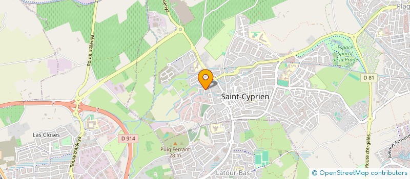 localisation de l'entreprise MINA à SAINT-CYPRIEN