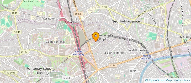 localisation de l'entreprise MINA  FONTENAY-SOUS-BOIS