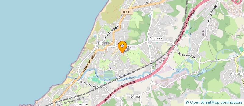 localisation de l'entreprise MINA   CIE à BIDART