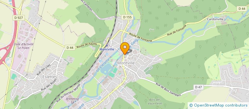 localisation de l'entreprise MINA DISTRIBUTION  MONTVILLE