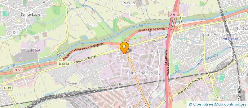 localisation de l'entreprise MINA ENERGIE  PERPIGNAN