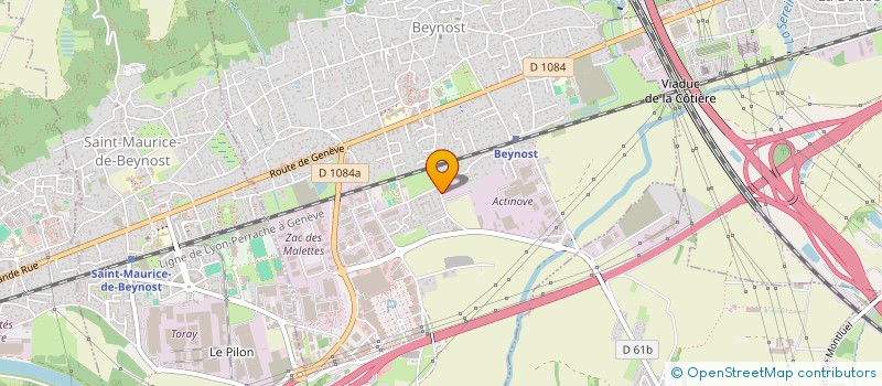 localisation de l'entreprise MINA INVEST à BEYNOST