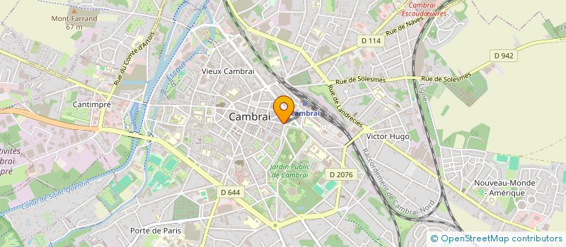 localisation de l'entreprise MINA-RESTO à CHAUNY