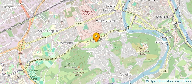 localisation de l'entreprise MINA SARL à BESANCON