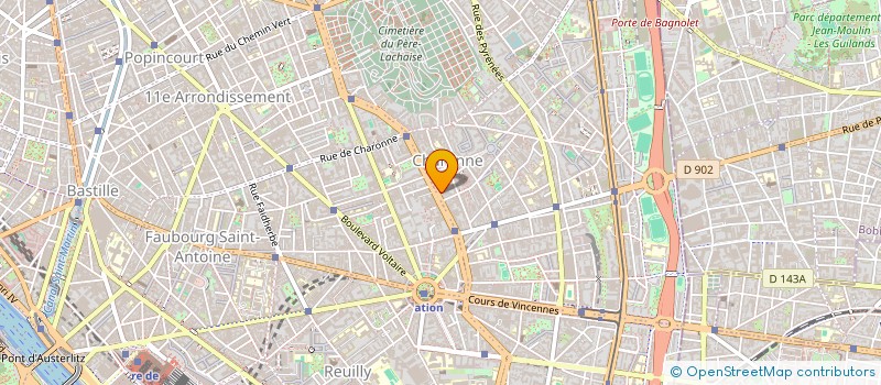 localisation de l'entreprise MINA TEX  PARIS