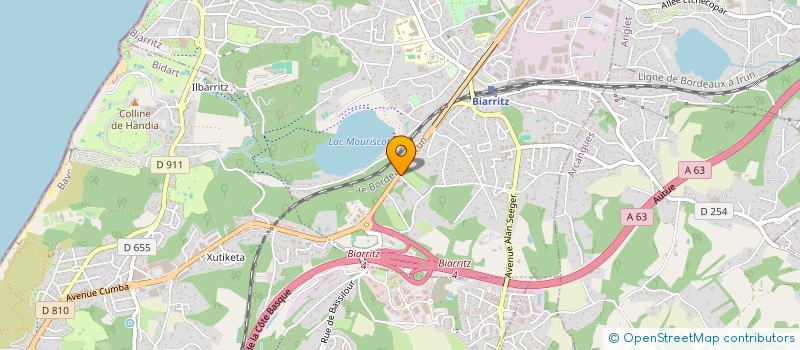 localisation de l'entreprise MINABERRI à BIARRITZ