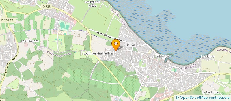 localisation de l'entreprise MINAGE RS  LA FLOTTE