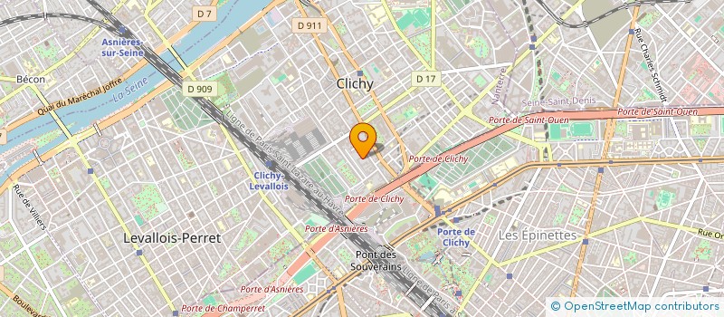 localisation de l'entreprise MINAKI TRANSPORTS à CLICHY