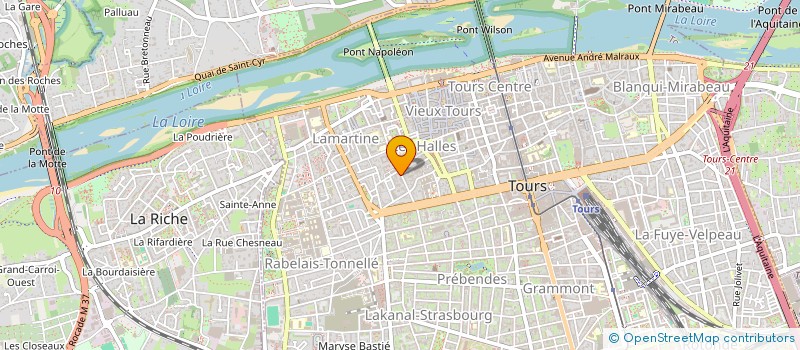 localisation de l'entreprise MINAKS à TOURS
