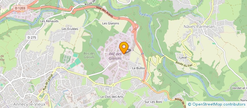 localisation de l'entreprise MINALEA à ANNECY