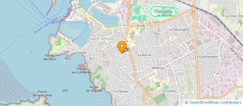 localisation de l'entreprise MINALEF  SAINT-MALO