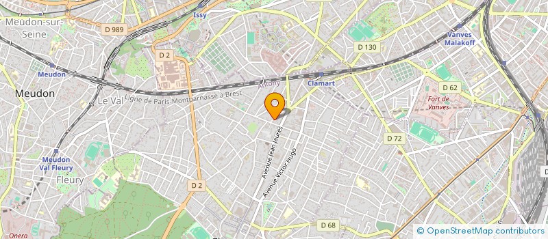 localisation de l'entreprise MINALI à CLAMART