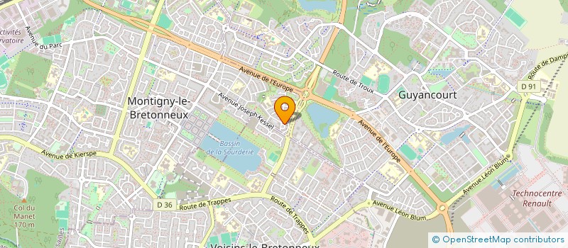 localisation de l'entreprise MINALIDIS à MONTIGNY-LE-BRETONNEUX