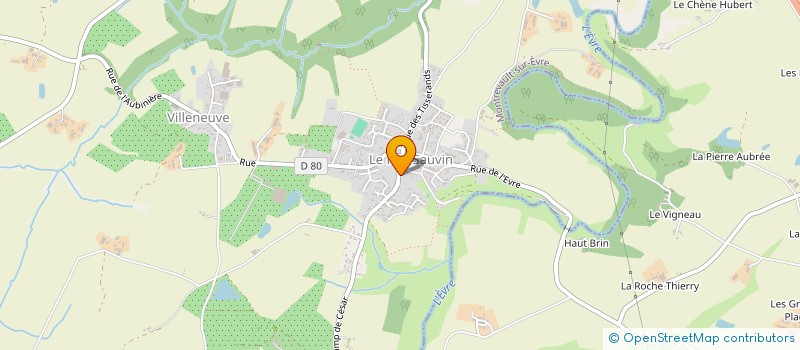 localisation de l'entreprise MINALILEO'M à MONTREVAULT-SUR-EVRE
