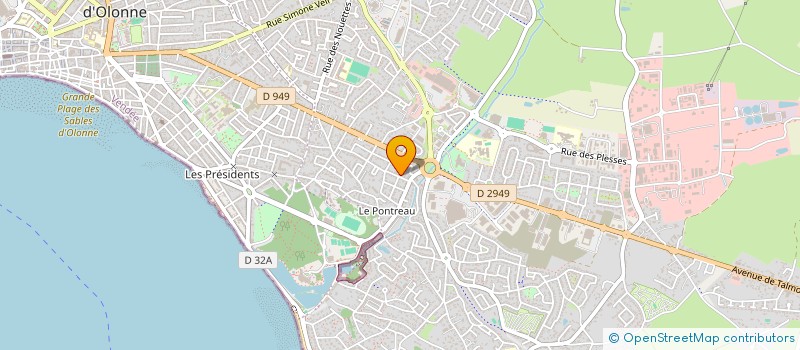 localisation de l'entreprise MINAMI AIKIDO 85 à LES SABLES D'OLONNE