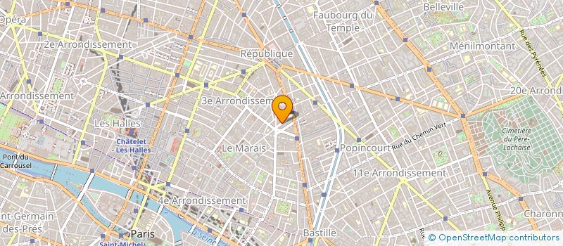 localisation de l'entreprise MINANCE CHAUSSURES SARL à PARIS