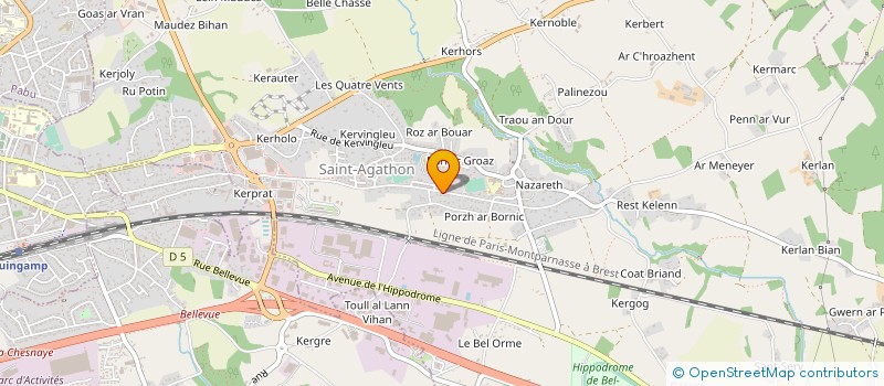 localisation de l'entreprise MINAO  SAINT-AGATHON