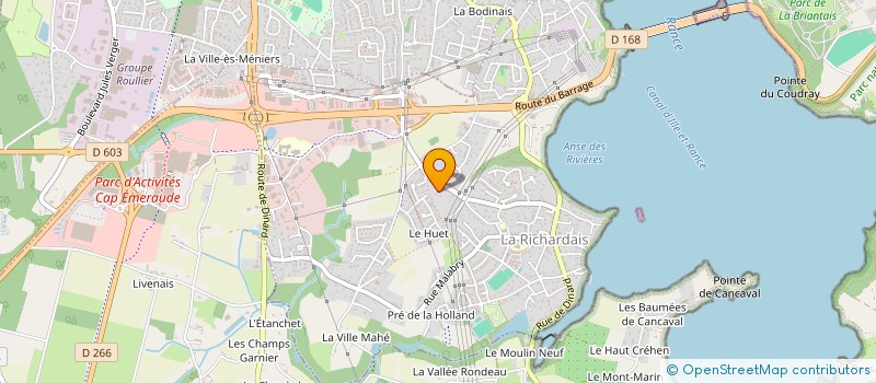 localisation de l'entreprise MINAO  LA RICHARDAIS