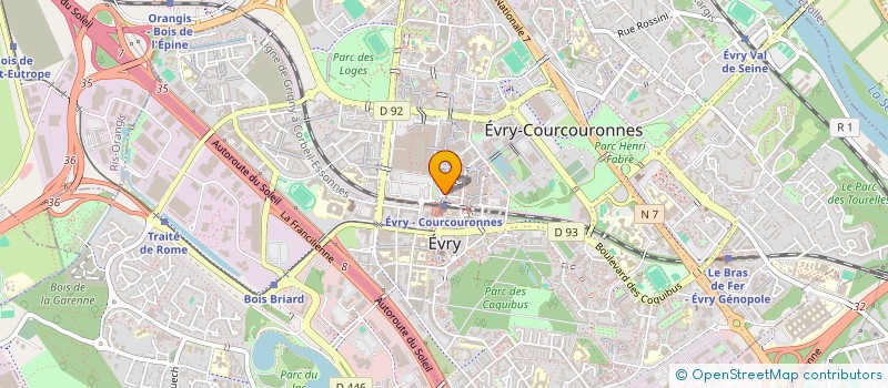 localisation de l'entreprise MINAR S N Y à EVRY-COURCOURONNES