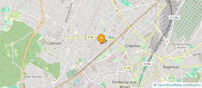 localisation de l'entreprise MINAS & CO  CHATILLON