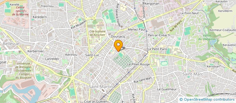 localisation de l'entreprise MINAS MOR' COOL à BREST