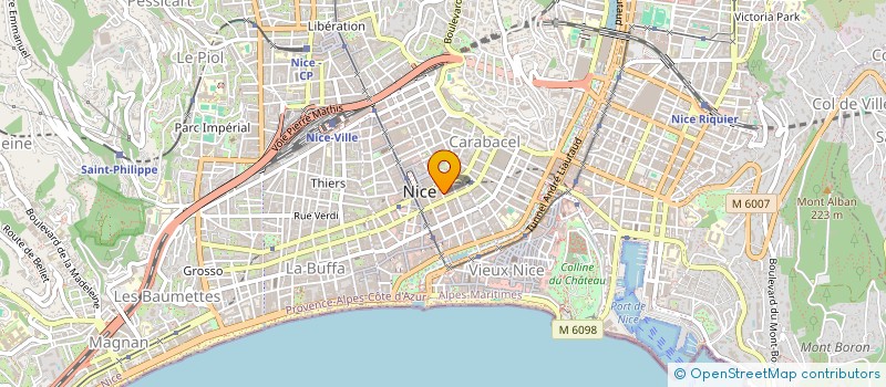 localisation de l'entreprise MINASSURE  NICE