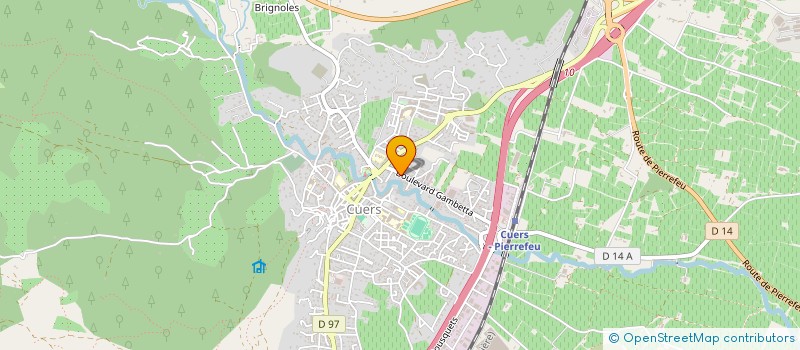 localisation de l'entreprise MINASTEL  CUERS