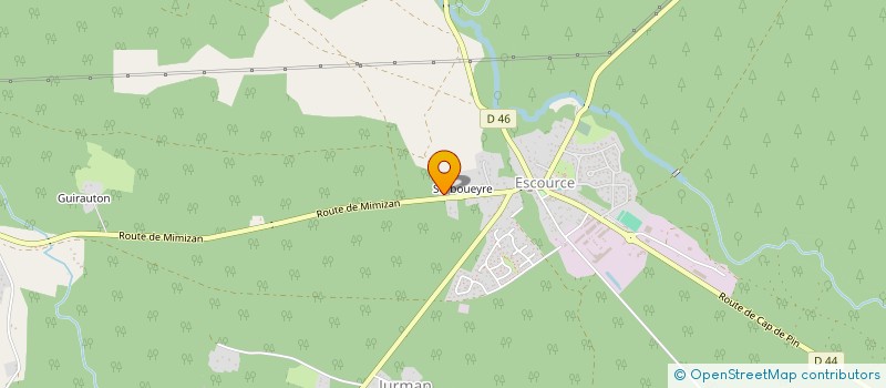 localisation de l'entreprise MINAT'PROPRIETE  ESCOURCE