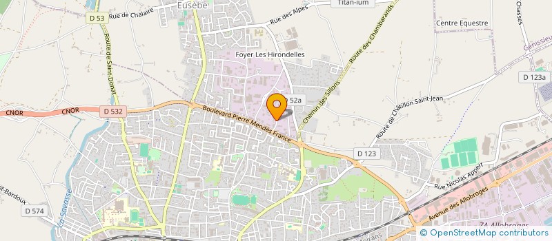 localisation de l'entreprise MINATHAN  MOURS-SAINT-EUSEBE