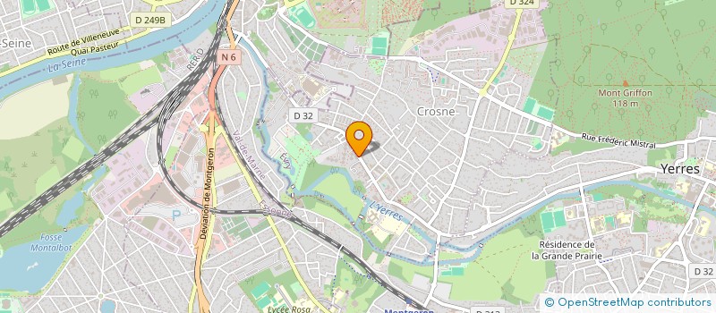 localisation de l'entreprise MINATO 3  CROSNE